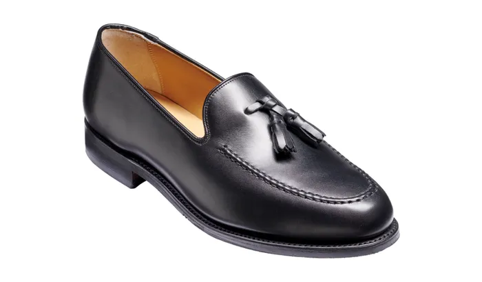 Studland 8211 Black Calf Mens Barker Shoes Loafers