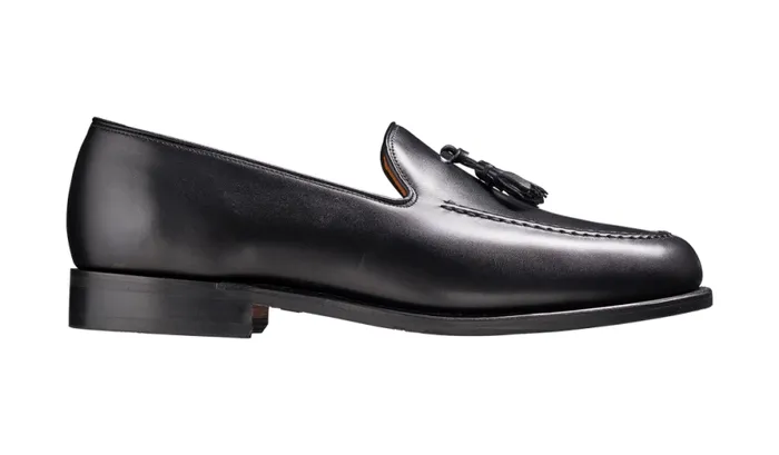 Studland 8211 Black Calf Mens Barker Shoes Loafers