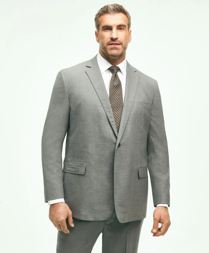 Suits Men Brooks Brothers Brooks Brothers Explorer Collection Big andamp Tall Suit Jacket Light Grey Suits Men Brooks Brothers Brooks Brothers Explorer Collection Big andamp Tall Suit Jacket Light Grey