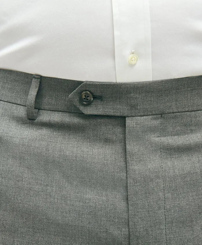 Suits Men Brooks Brothers Brooks Brothers Explorer Collection Big andamp Tall Suit Pant Light Grey