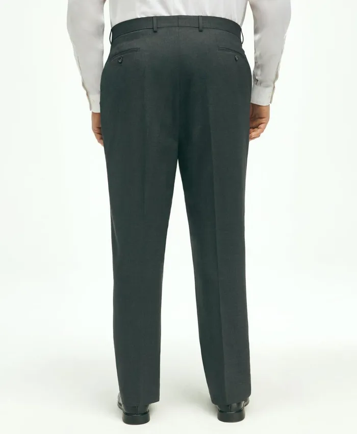 Suits Men Brooks Brothers Brooks Brothers Explorer Collection Big andamp Tall Suit Pant Medium Grey