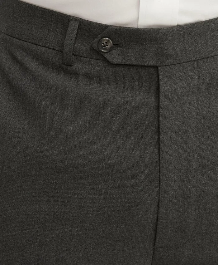 Suits Men Brooks Brothers Brooks Brothers Explorer Collection Big andamp Tall Suit Pant Medium Grey