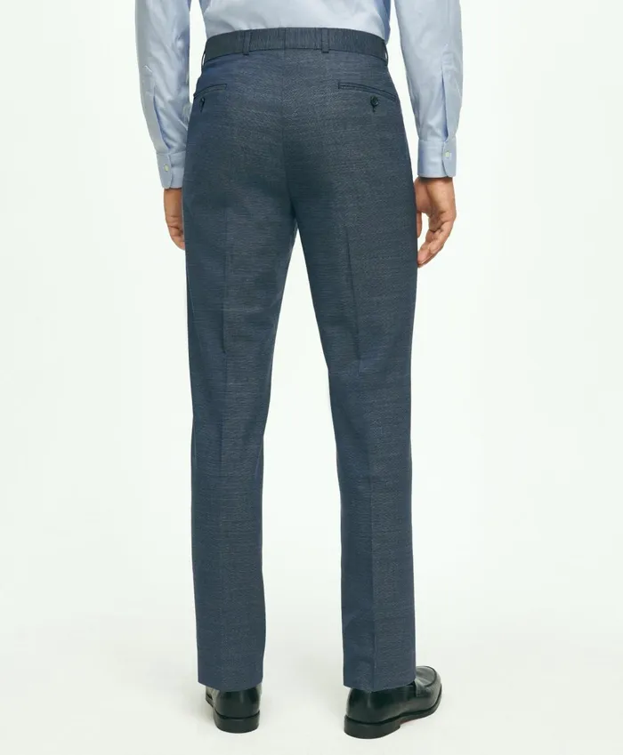 Suits Men Brooks Brothers Brooks Brothers Explorer Collection Regent Fit Merino Wool Suit Pants Blue