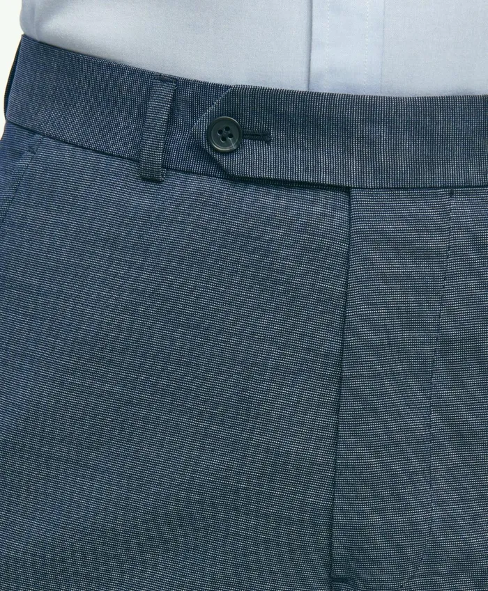 Suits Men Brooks Brothers Brooks Brothers Explorer Collection Regent Fit Merino Wool Suit Pants Blue