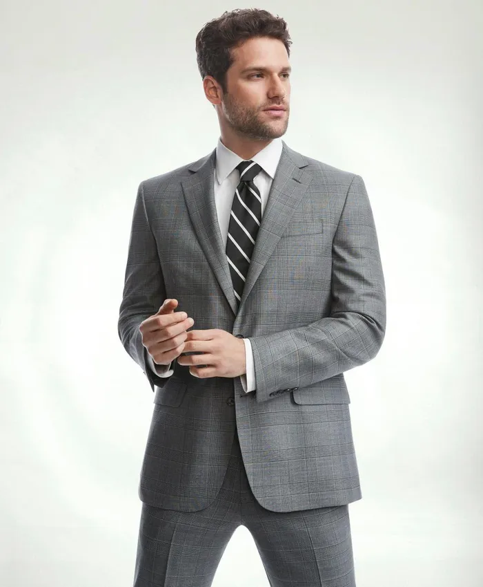 Suits Men Brooks Brothers Brooks Brothers Explorer Collection Regent Fit Prince Of Wales Suit Jacket Grey Suits Men Brooks Brothers Brooks Brothers Explorer Collection Regent Fit Prince Of Wales Suit Jacket Grey
