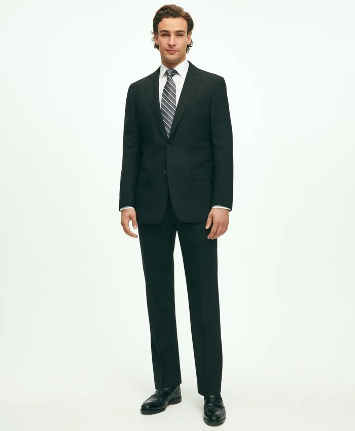 Suits Men Brooks Brothers Brooks Brothers Explorer Collection Regent Fit Suit Jacket Black