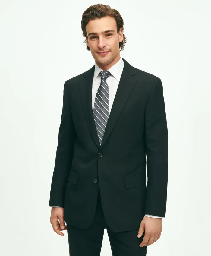 Suits Men Brooks Brothers Brooks Brothers Explorer Collection Regent Fit Suit Jacket Black