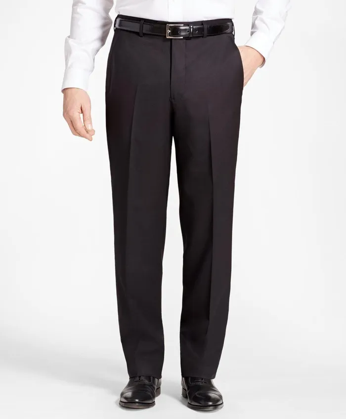 Suits Men Brooks Brothers Madison Fit Stretch Wool TwoButton 1818 Suit Black