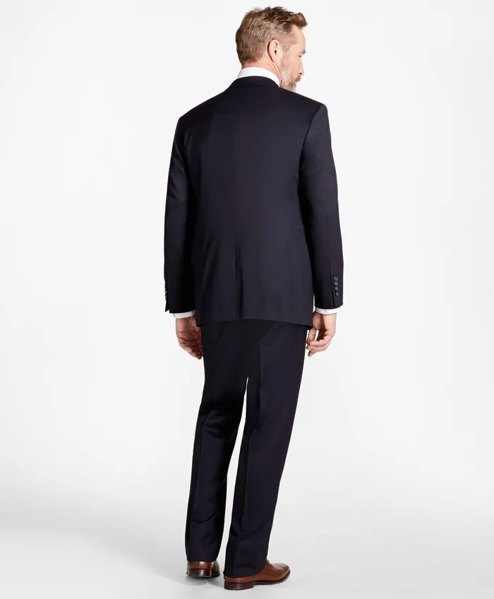 Suits Men Brooks Brothers Madison Fit Stretch Wool TwoButton 1818 Suit Navy