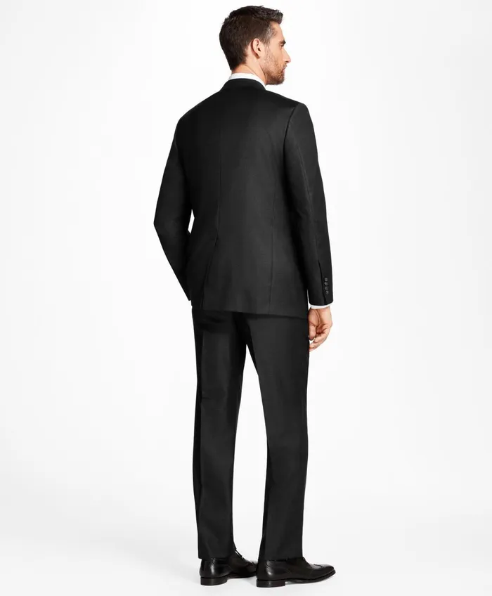 Suits Men Brooks Brothers Madison Fit Tic 1818 Suit Grey