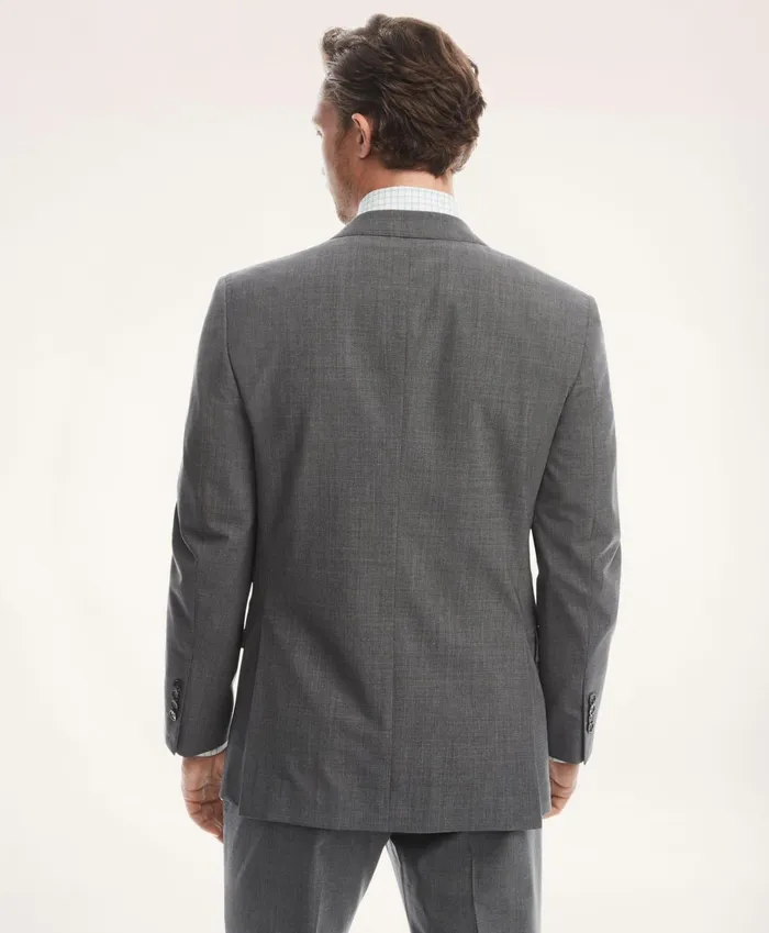 Suits Men Brooks Brothers Madison Fit TwoButton 1818 Suit Grey