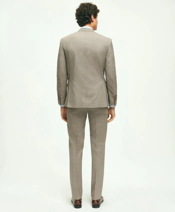 Suits Men Brooks Brothers Milano Fit Stretch Wool 1818 Suit Beige