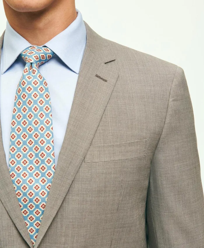 Suits Men Brooks Brothers Milano Fit Stretch Wool 1818 Suit Beige