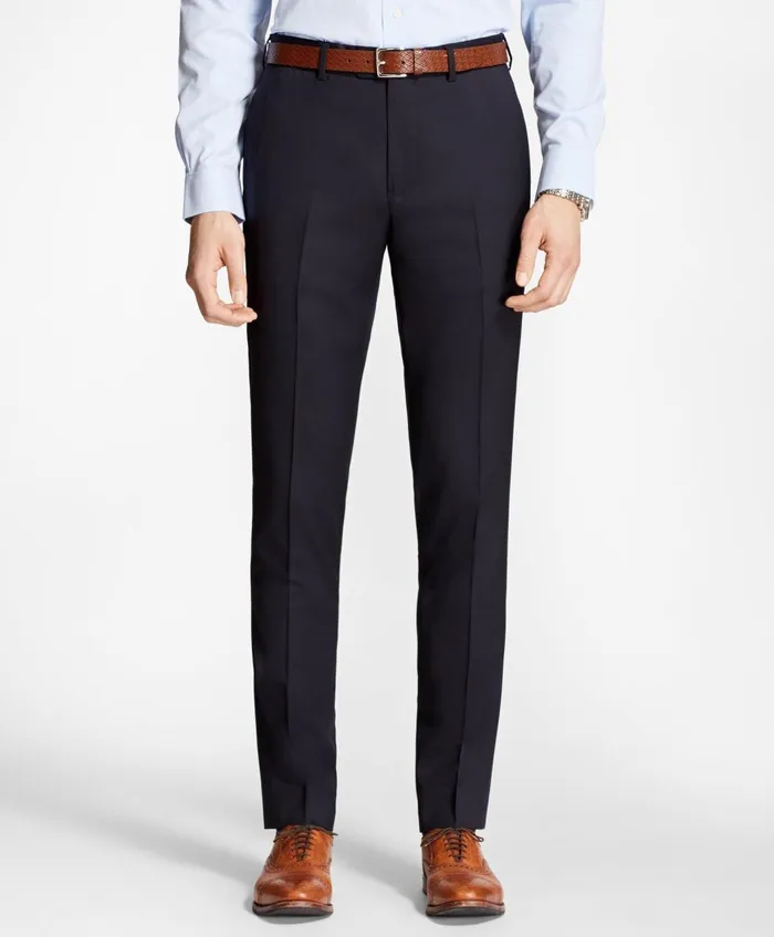 Suits Men Brooks Brothers Milano Fit Stretch Wool TwoButton 1818 Suit Charcoal