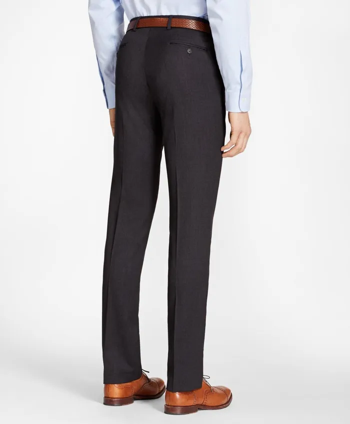 Suits Men Brooks Brothers Milano Fit Stretch Wool TwoButton 1818 Suit Charcoal