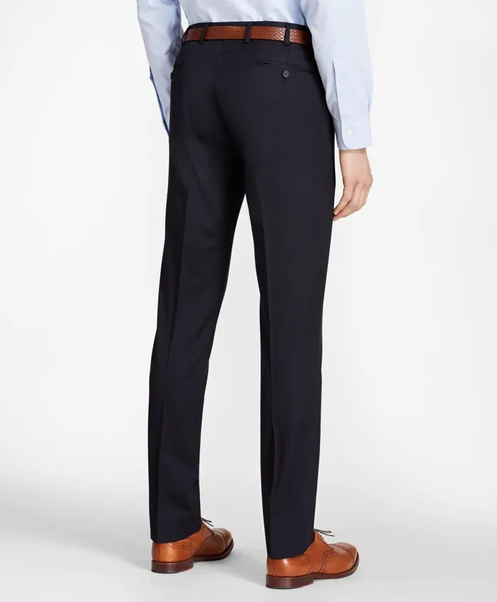 Suits Men Brooks Brothers Milano Fit Stretch Wool TwoButton 1818 Suit Navy