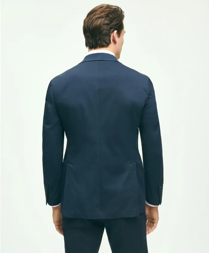 Suits Men Brooks Brothers Regent Fit Cotton Stretch Suit Jacket Navy