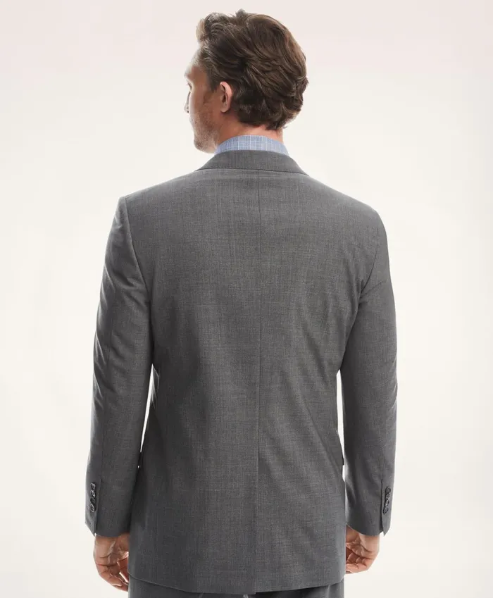 Suits Men Brooks Brothers Regent Fit Stretch Wool 1818 Suit Grey