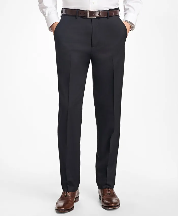 Suits Men Brooks Brothers Regent Fit Stretch Wool TwoButton 1818 Suit Black