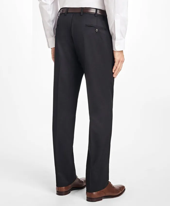 Suits Men Brooks Brothers Regent Fit Stretch Wool TwoButton 1818 Suit Black