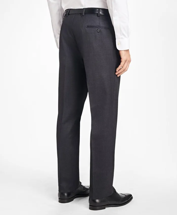 Suits Men Brooks Brothers Regent Fit Stretch Wool TwoButton 1818 Suit Charcoal