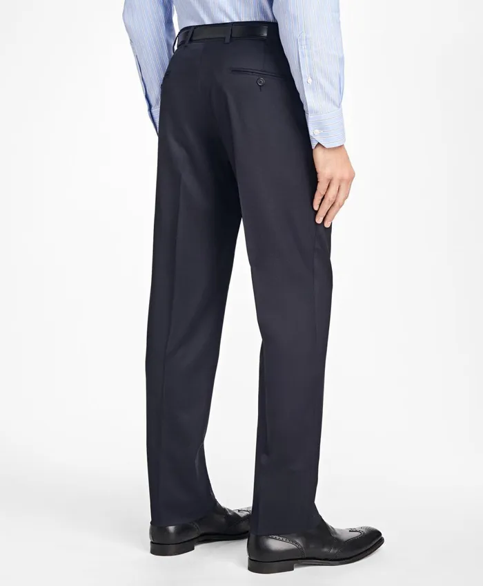 Suits Men Brooks Brothers Regent Fit Stretch Wool TwoButton 1818 Suit Navy