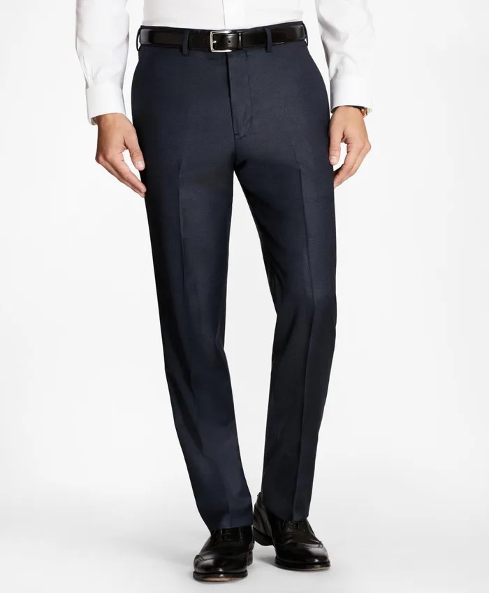 Suits Men Brooks Brothers Regent Fit Tic 1818 Suit Blue