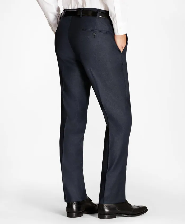 Suits Men Brooks Brothers Regent Fit Tic 1818 Suit Blue