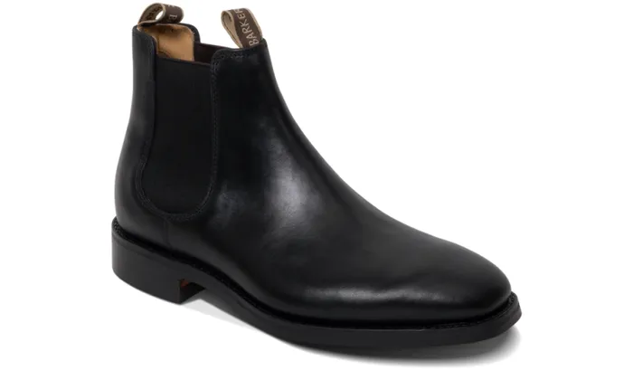 Sutton 8211 Black Waxy Mens Barker Shoes Boots