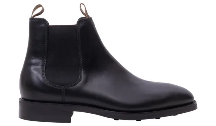 Sutton 8211 Black Waxy Mens Barker Shoes Boots