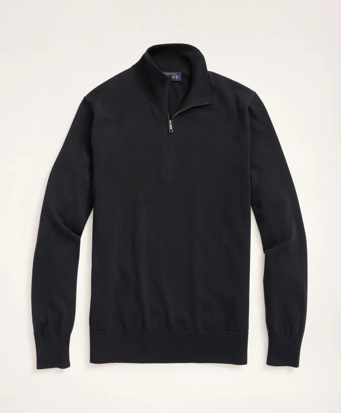 Sweaters Men Brooks Brothers Big andamp Tall Supima Cotton HalfZip Sweater Black Sweaters Men Brooks Brothers Big andamp Tall Supima Cotton HalfZip Sweater Black
