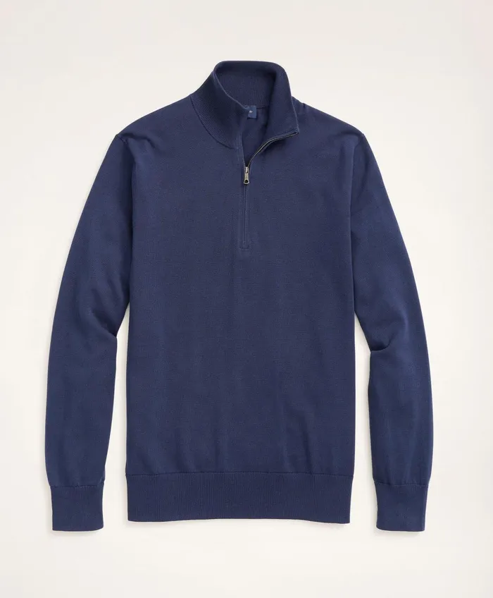 Sweaters Men Brooks Brothers Big andamp Tall Supima Cotton HalfZip Sweater Navy Sweaters Men Brooks Brothers Big andamp Tall Supima Cotton HalfZip Sweater Navy