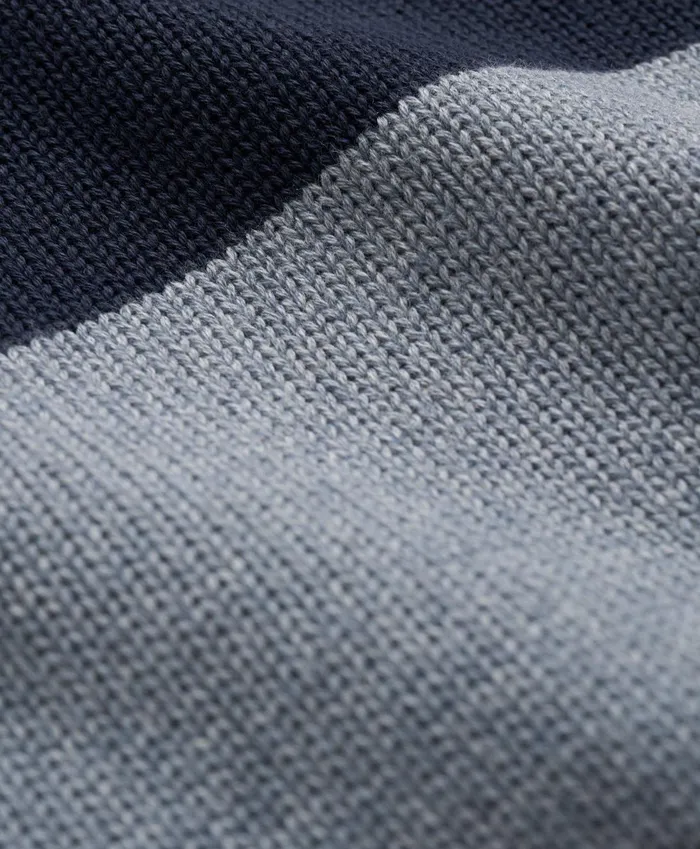 Sweaters Men Brooks Brothers Cotton Crewneck Rugby Stripe Sweater Navy Multi
