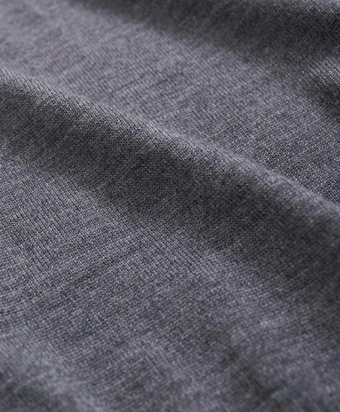 Sweaters Men Brooks Brothers Fine Merino Wool Crewneck Sweater Grey Heather