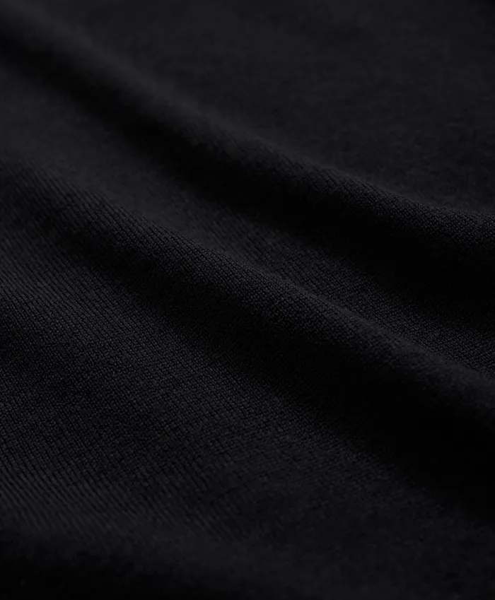 Sweaters Men Brooks Brothers Fine Merino Wool HalfZip Sweater Black