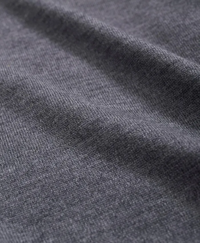 Sweaters Men Brooks Brothers Fine Merino Wool HalfZip Sweater Grey Heather