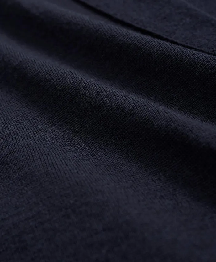 Sweaters Men Brooks Brothers Fine Merino Wool Sweater Blazer Navy