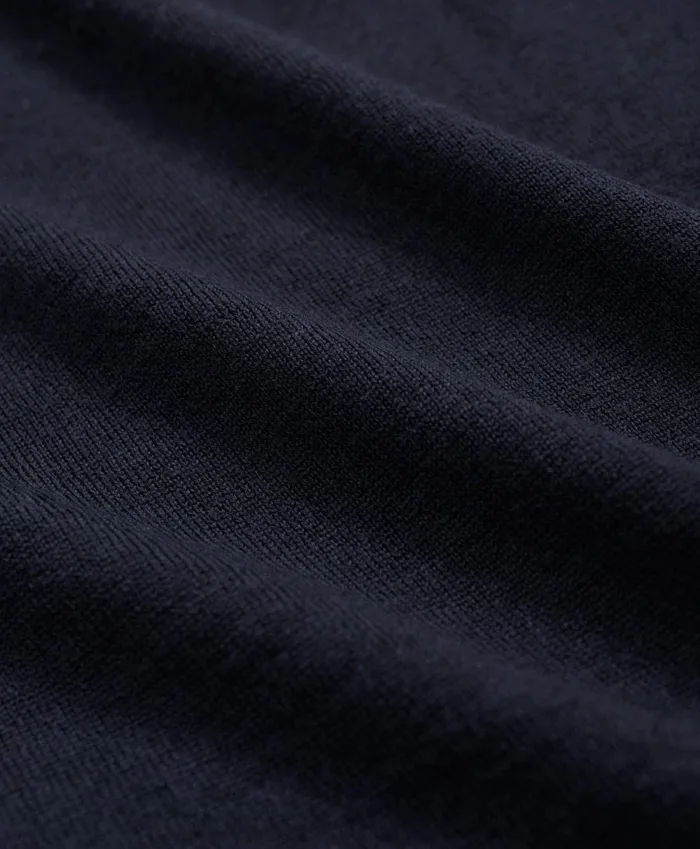 Sweaters Men Brooks Brothers Fine Merino Wool Sweater Polo Navy