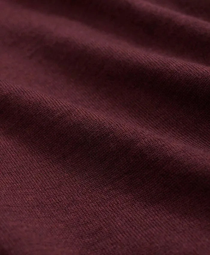 Sweaters Men Brooks Brothers Fine Merino Wool VNeck Sweater Burgundy