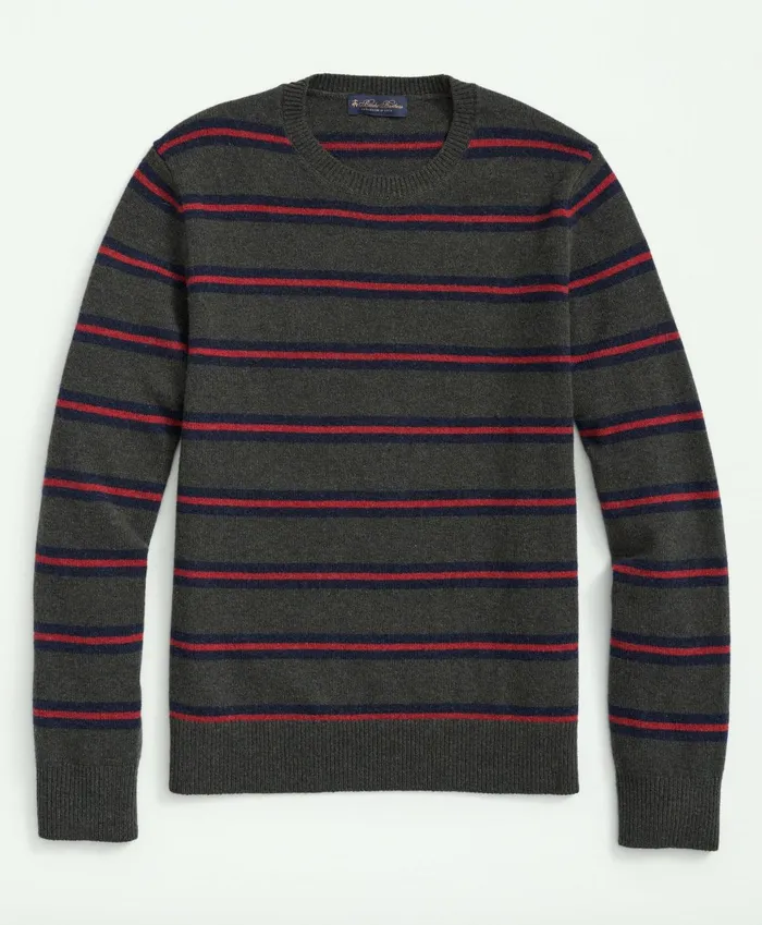 Sweaters Men Brooks Brothers Lambswool Crewneck Belt Striped Sweater Green Multi Sweaters Men Brooks Brothers Lambswool Crewneck Belt Striped Sweater Green Multi