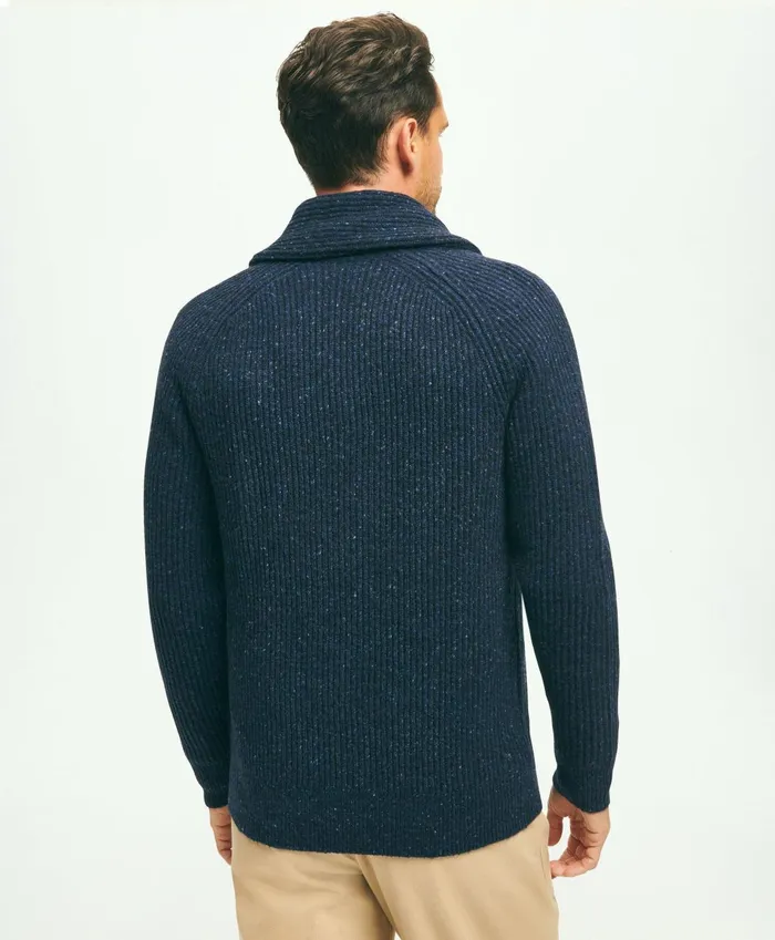 Sweaters Men Brooks Brothers Merino Shawl Collar Cardigan Navy