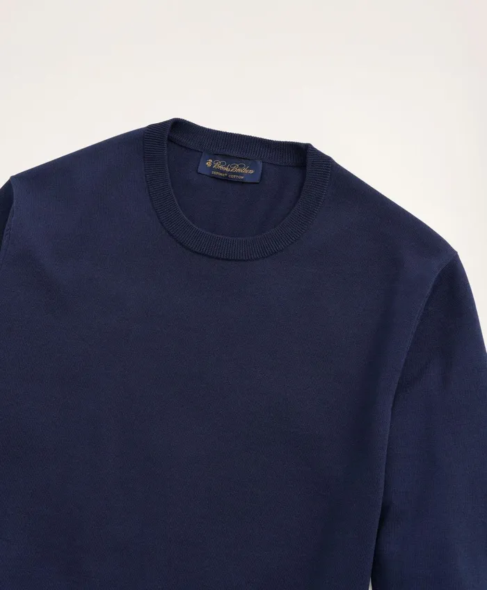 Sweaters Men Brooks Brothers Supima Cotton Crewneck Sweater Navy