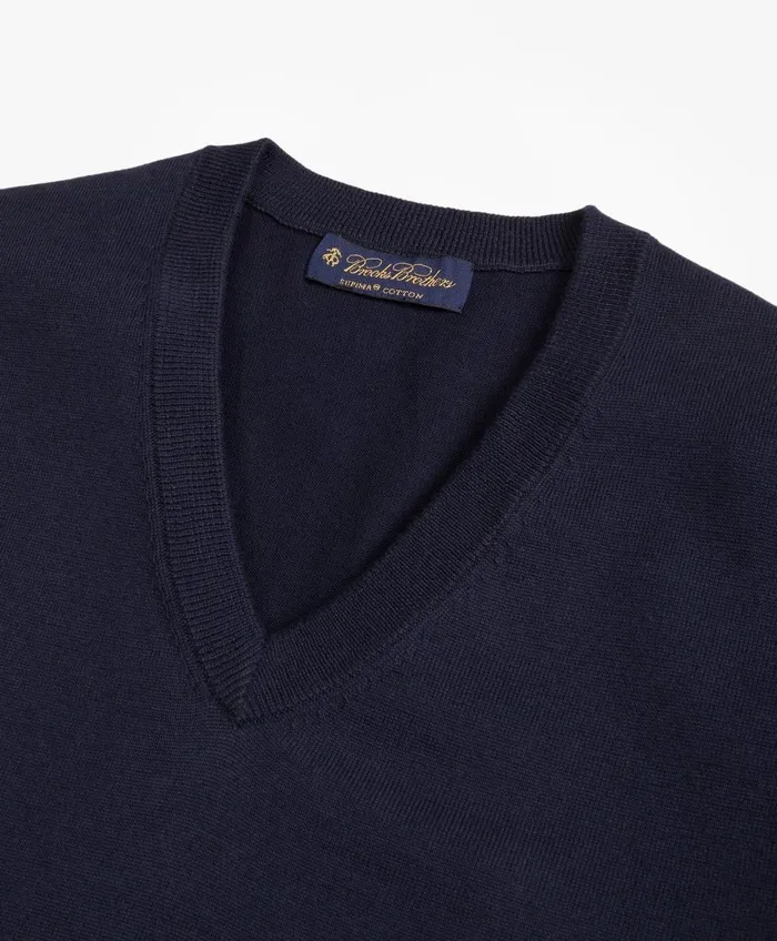 Sweaters Men Brooks Brothers Supima Cotton Sweater Vest Navy