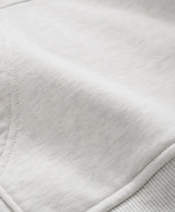TShirts andamp Sweats Men Brooks Brothers Cotton French Terry HalfZip Sweatshirt Light Grey
