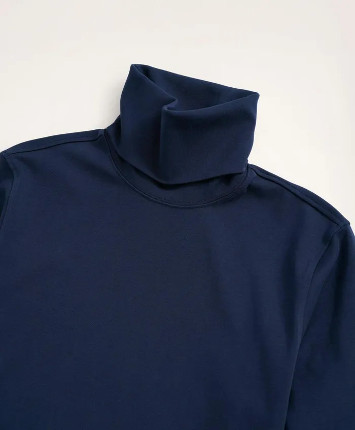 TShirts andamp Sweats Men Brooks Brothers Stretch Supima Cotton Turtleneck Navy