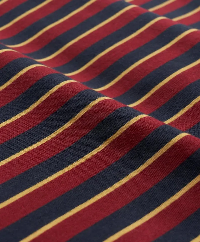 TShirts andamp Sweats Men Brooks Brothers Supima Cotton Striped TShirt Red Multi