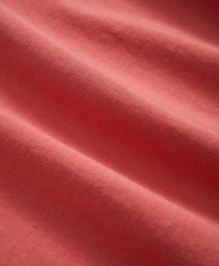 TShirts andamp Sweats Men Brooks Brothers Washed Supima Cotton Pocket Crewneck TShirt Light Red