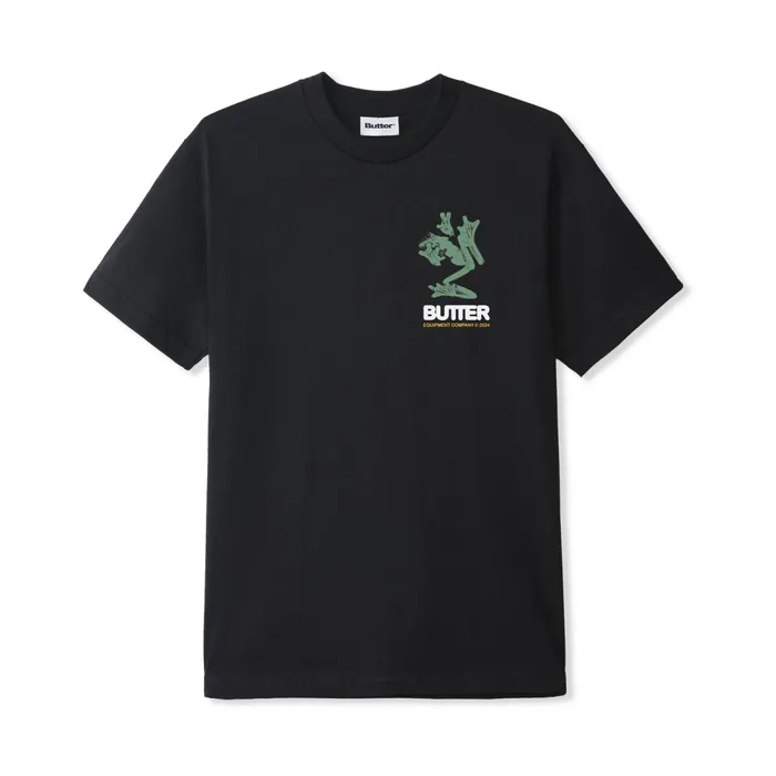 TShirts Men Butter Goods Amphibian Tee Black