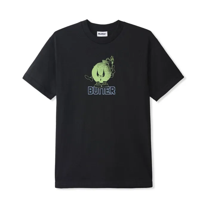 TShirts Men Butter Goods Bomb Tee Black