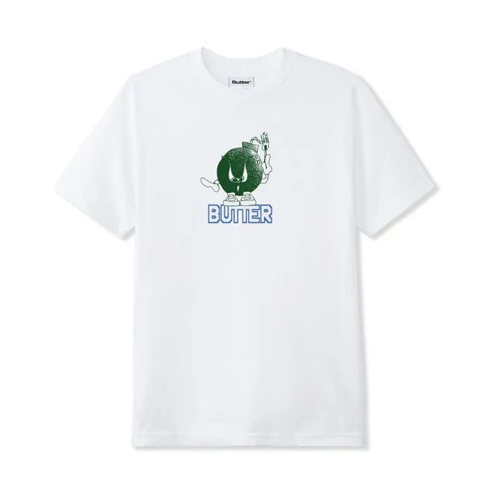 TShirts Men Butter Goods Bomb Tee White
